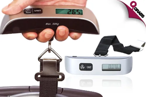 From QR49, Weigh It Before the Airport with a Portable Luggage Hook Scale! (Up to QR300 Value)